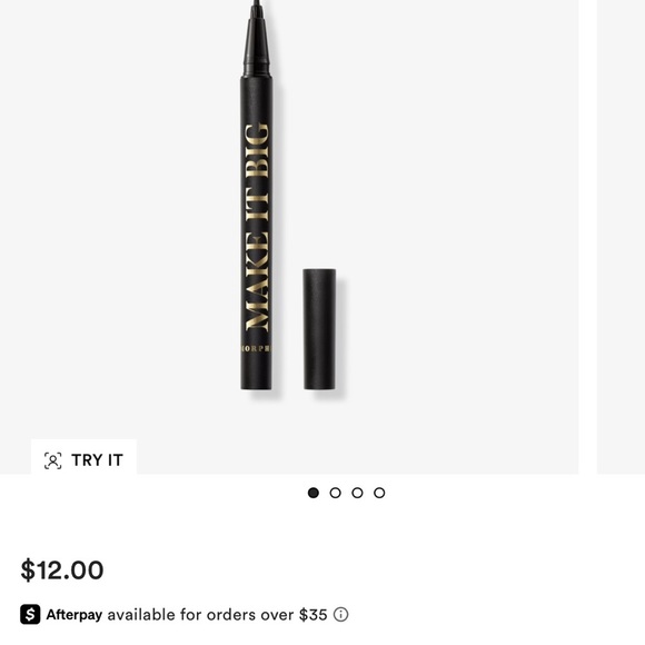 Set of 3 Full Size Morphe Make It Big Black Eyeliners-new no box - Picture 8 of 8